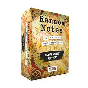 Ransom Notes House Party Edition Word Magnet Game