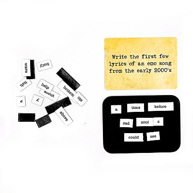 Ransom Notes House Party Edition Word Magnet Game