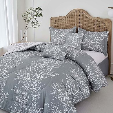 BrylaneHome Reversible Foliage Comforter Set