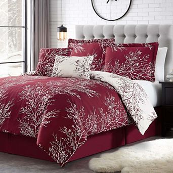 BrylaneHome Reversible Foliage Comforter Set