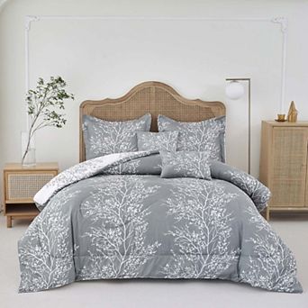 BrylaneHome Reversible Foliage Comforter Set
