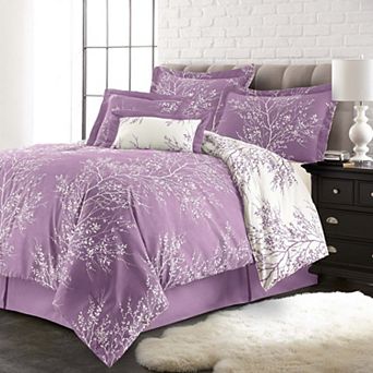 BrylaneHome Reversible Foliage Comforter Set