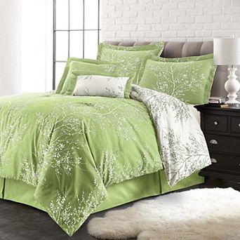 BrylaneHome Reversible Foliage Comforter Set