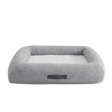 Arlee Pet Products Bumper Box Memory Foam Pet Bed