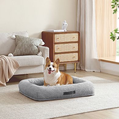 Arlee Pet Products Bumper Box Memory Foam Pet Bed