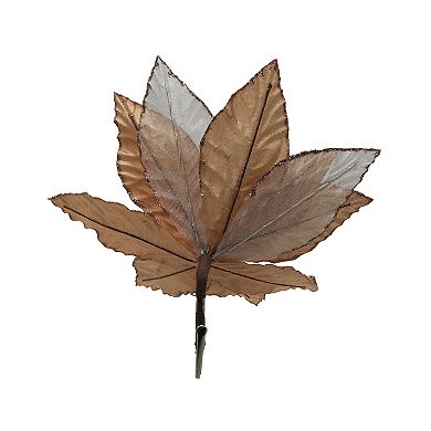 St. Nicholas Square Artificial Poinsettia Botanical Clip Christmas Ornament