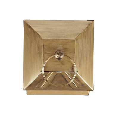 St. Nicholas Square® Metal Bottle Brush Tree Lantern Table Decor