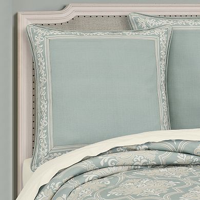 Royal Court Tranquility Embroidered Euro Sham