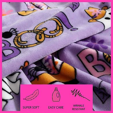 Betsey Johnson Howdy Ghouls Throw Blanket