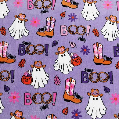 Betsey Johnson Howdy Ghouls Throw Blanket