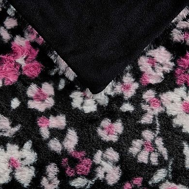 Betsey Johnson Leopard Rosettes Throw Blanket