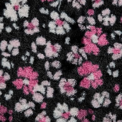 Betsey Johnson Leopard Rosettes Throw Blanket