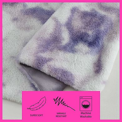 Betsey Johnson Tie Dye Throw Blanket