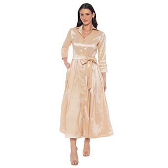Women's Marina Collar Jacket Midi Dress