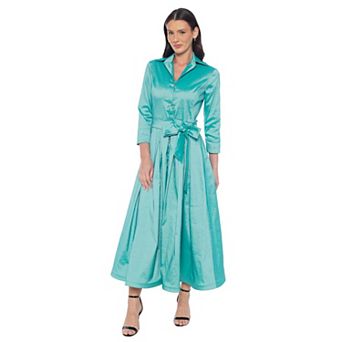 Women's Marina Collar Jacket Midi Dress