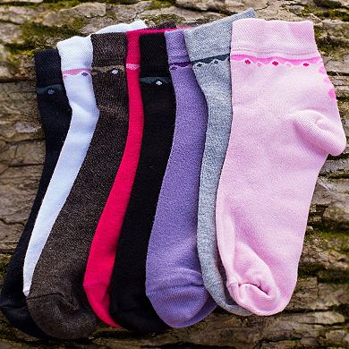 Women's Rayon Low Cut 4 Pair Pack Socks