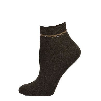 Women's Rayon Low Cut 4 Pair Pack Socks