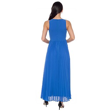 Women's Marina Knot Front Pleated Gown