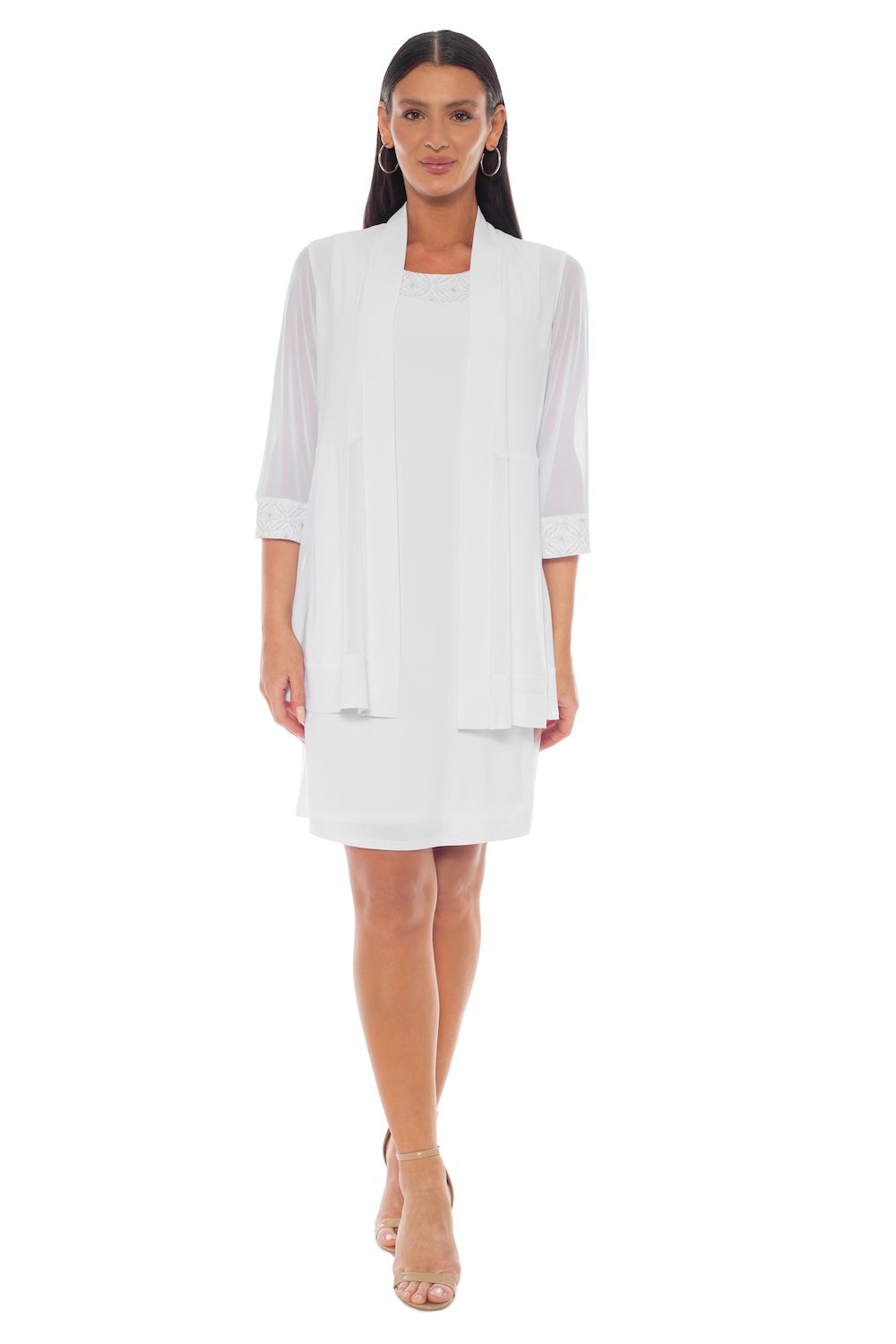 Женские платья Marina 2 pc Power Mesh Dress & Jacket Set