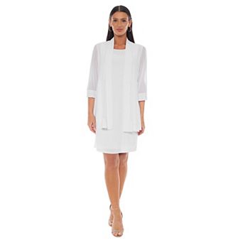 Women's Marina 2 pc Power Mesh Dress & Jacket Set