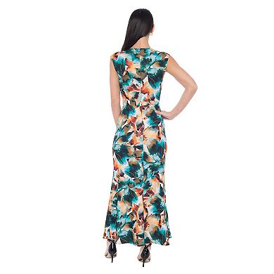 Women's Marina Pleated Body Print Midi Dress