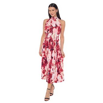 Women's Marina Tie Dye Pleated Midi Dress