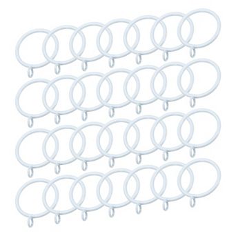 28 pc Curtain Rod Rings Hanging Ring 1.5-Inch