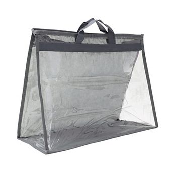 Handbag Dust Bags, Clear Purse Storage Organizer Handbag Cover 15.3x4.9x13.4 inch