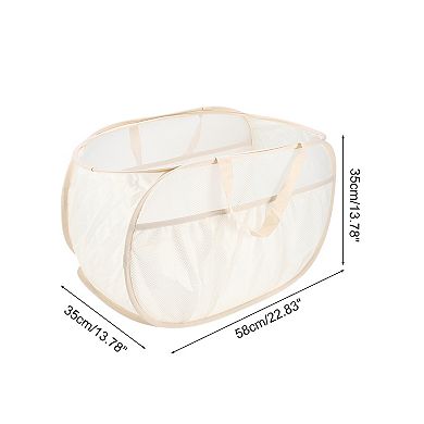 Horizontal Laundry Basket 22.83"x13.78"x13.78" 1 Pc