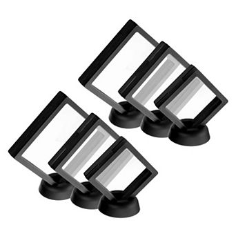 3 Sizes 3D Floating Display Case, Floating Frame Display Holder Stands, Jewelry Storage Box