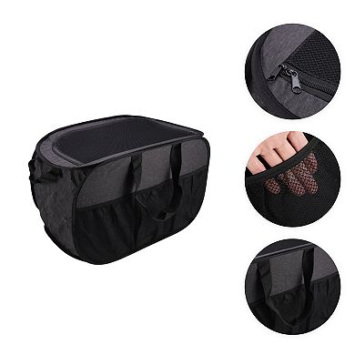 Horizontal Laundry Basket 23.62"x14.57"x14.57" 1 Pc