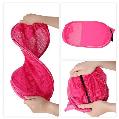 Folding Round Laundry Basket 14.17"x22.83" 1 Pc