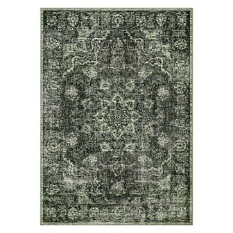 Living Room Washable Area Rug Vintage Large Floor Cover Distressed Stain Resistant Carpet