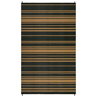 Garvee Striped Outdoor Area Rug Waterproof Reversible Rugs for Beach RV Trip
