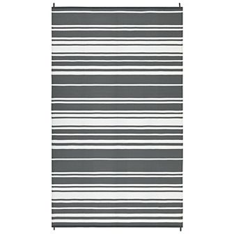 Garvee Striped Outdoor Area Rug Waterproof Reversible Rugs for Beach RV Trip