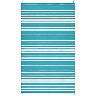 Garvee Striped Outdoor Area Rug Waterproof Reversible Rugs for Beach RV Trip