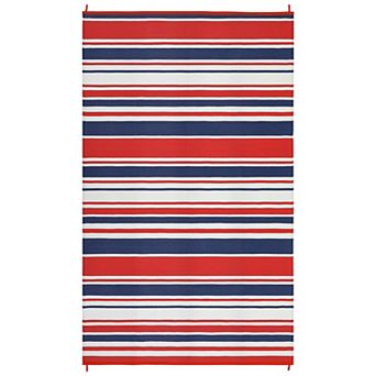 Garvee Vintage Outdoor Area Rug Reversible&Foldable Carpet for Patio Garden