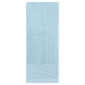 Embroidery Pattern Hand Towel, Cotton Comfortable Hand Towels for Bathroom 14"x30" 1 pc