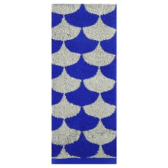 Cotton Hand Towels, Geometric Absorbent Soft Decorative Hand Towel 13"x29" 1 pc