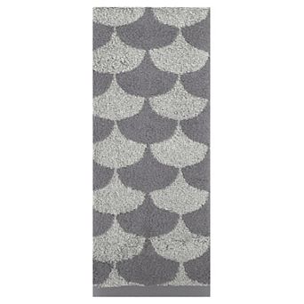 Cotton Hand Towels, Geometric Absorbent Soft Decorative Hand Towel 13"x29" 1 pc