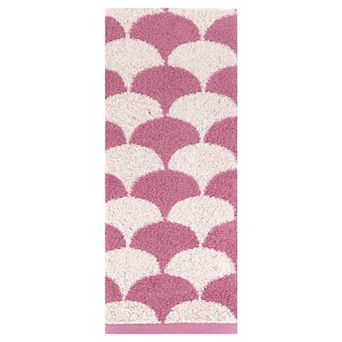 Cotton Hand Towels, Geometric Absorbent Soft Decorative Hand Towel 13"x29" 1 pc