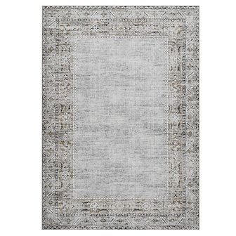 Garvee Machine Washable Vintage Area Rug Non Slip Foldable Carpet for Bedroom Living Room