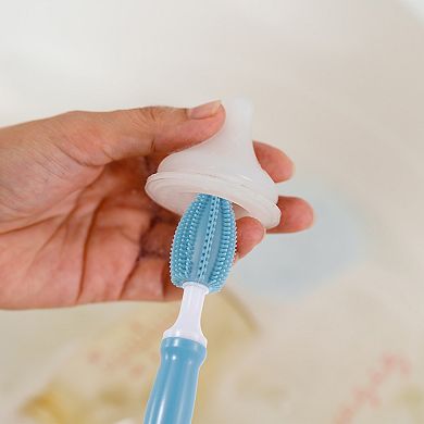 Silicone Bottle Cleaning Brush, Set of 3 Long Handle Bottles Brush Cleaner Kit Straw Cleaning Brush