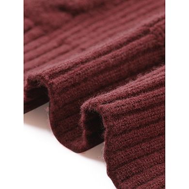 Plus Size Women's V Neck Button Down Cardigan Sweaters Long Sleeve Knit Cardigans Oversized Jacket