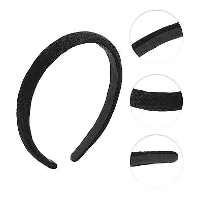 Thin-edged Woven Straw Headband 1 Pc