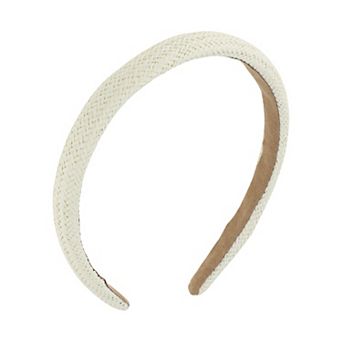 Thin-edged Woven Straw Headband 1 pc