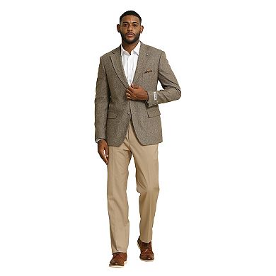 Stacy Adams Tweed Blazer Jacket w/ Notch Lapel