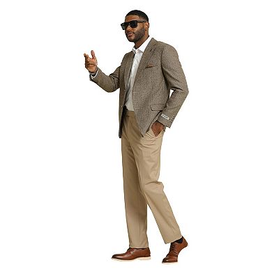 Stacy Adams Tweed Blazer Jacket w/ Notch Lapel
