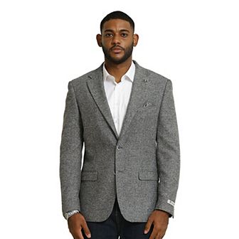 Stacy Adams Tweed Blazer Jacket w/ Notch Lapel