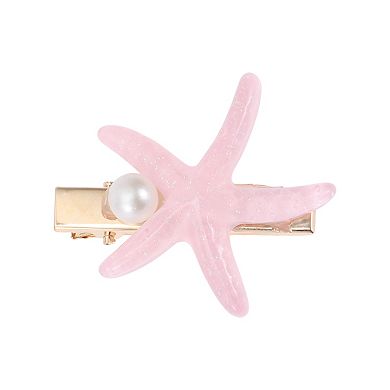 Starfish Shell Hair Clips for Home 9 Pcs